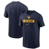 West Virginia Nike Dri-Fit Sideline Team Issue Tee