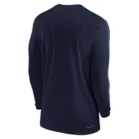 UNC Jordan Brand Dri-Fit Sideline UV Coach Long Sleeve Top