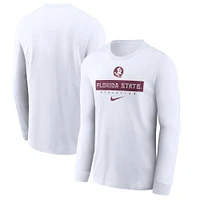 Florida State Nike Dri-Fit Sideline Team Issue Long Sleeve Tee