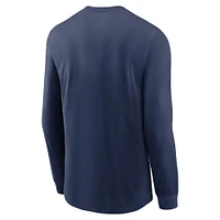 UNC Jordan Brand Dri-Fit Sideline Team Issue Long Sleeve Tee