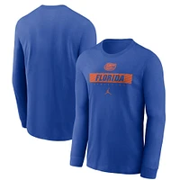 Florida Jordan Brand Dri-Fit Sideline Team Issue Long Sleeve Tee