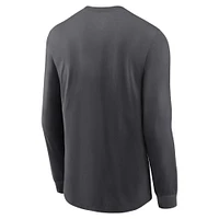 Tennessee Nike Dri-Fit Cotton Sideline Team Issue Long Sleeve Tee