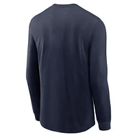 West Virginia Nike Dri-Fit Sideline Team Issue Long Sleeve Tee