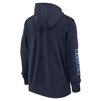 UNC Jordan Brand Team Issue Full Zip Club Hoodie