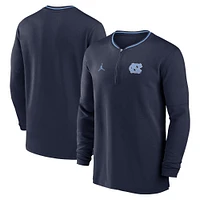 UNC Jordan Brand Dri-Fit Sideline Coach Half Zip Top