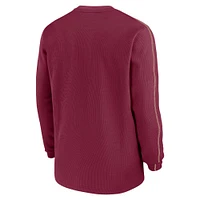 Florida State Nike Sideline Coach Long Sleeve Crew Top