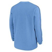 UNC Jordan Brand Sideline Coach Long Sleeve Crew Top