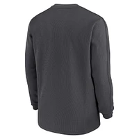 Georgia Nike Sideline Coach Long Sleeve Crew Top