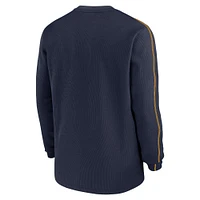 West Virginia Nike Sideline Coach Long Sleeve Crew Top