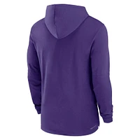 LSU Nike Dri-Fit Lightweight Hoodie Top