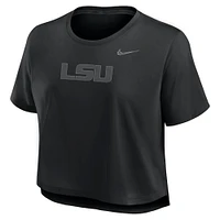 LSU Nike Women's Performance Dri-Fit Crop Top