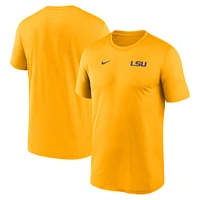 LSU Nike Dri-Fit Legend Small Logo Tee