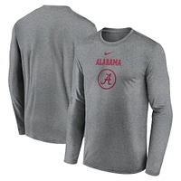 Alabama Nike Courtside Dri-Fit Practice Long Sleeve Tee