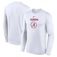 Alabama Nike Courtside Dri-Fit Practice Long Sleeve Tee