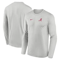 Alabama Nike Dri-Fit Legend Small Logo Long Sleeve Tee
