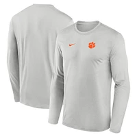 Clemson Nike Dri-Fit Legend Small Logo Long Sleeve Tee