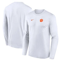Clemson Nike Dri-Fit Legend Small Logo Long Sleeve Tee
