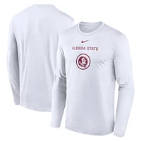 Florida State Nike Courtside Dri-Fit Practice Long Sleeve Tee