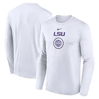 LSU Nike Courtside Dri-Fit Practice Long Sleeve Tee