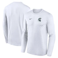 Michigan State Nike Dri-Fit Legend Small Logo Long Sleeve Tee