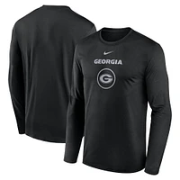 Georgia Nike Courtside Dri-Fit Practice Long Sleeve Tee