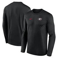 Georgia Nike Dri-Fit Legend Small Logo Long Sleeve Tee
