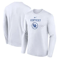 Kentucky Nike Courtside Dri-Fit Practice Long Sleeve Tee