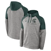 Michigan State Nike Full Zip Fitness Hoodie