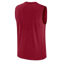 Alabama Nike Courtside Dri-Fit Practice Sleeveless Tee