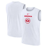 Georgia Nike Courtside Dri-Fit Practice Sleeveless Tee