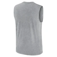 West Virginia Nike Courtside Dri-Fit Practice Sleeveless Tee