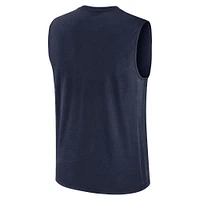 West Virginia Nike Courtside Dri-Fit Practice Sleeveless Tee