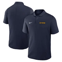 West Virginia Nike Dri-Fit Victory Wordmark Polo