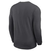 Alabama Nike Dri-Fit UV Coach Long Sleeve Top