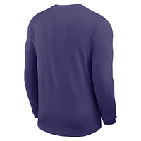 Clemson Nike Dri-Fit UV Coach Long Sleeve Top