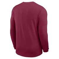 Florida State Nike Dri-Fit UV Coach Long Sleeve Top