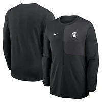 Michigan State Nike Dri-Fit UV Coach Long Sleeve Top