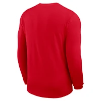 Georgia Nike Dri-Fit UV Coach Long Sleeve Top