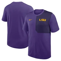 LSU Nike Dri-Fit UV Coach Top