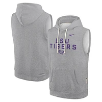 LSU Nike Dri-Fit Fleece Sleeveless Hoodie