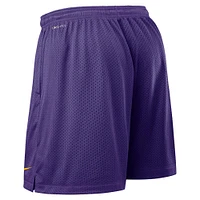 LSU Nike Dri-Fit Reversible Knit Shorts