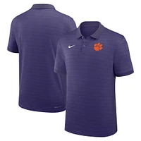 Clemson Nike Dri-Fit Victory Stripe Polo