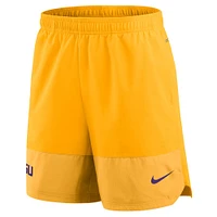 LSU Nike Dri-Fit Woven Sideline Shorts