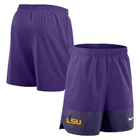 LSU Nike Dri-Fit Woven Sideline Shorts