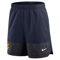 West Virginia Nike Dri-Fit Woven Sideline Shorts