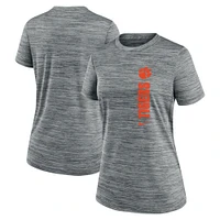 Clemson Nike Women's Dri-Fit Team Issue Velocity Crew