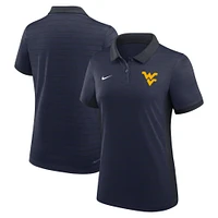 West Virginia Nike Women's Dri-Fit Victory Stripe Polo