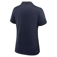 West Virginia Nike Women's Dri-Fit Victory Stripe Polo