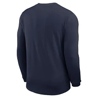 UNC Jordan Brand Dri-Fit UV Coach Long Sleeve Top