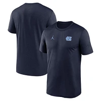 UNC Jordan Brand Dri-Fit Legend Small Logo Tee